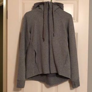 Lululemon grey zip up sweatshirt